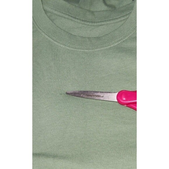 Allbirds Men's Organic Cotton Long Sleeve Tee In Hazy Cargo Green Size Small - Picture 2 of 11